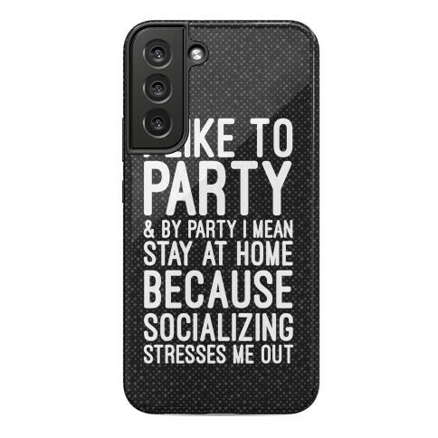 Socializing Stresses Me Out Phone Case